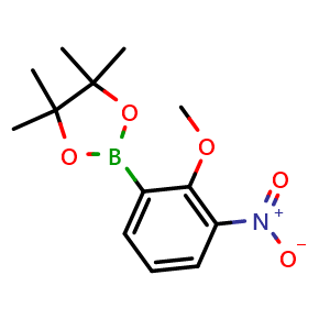 2-(2-methoxy-3-nitrophenyl)-4,4,5,5-tetramethyl-1,3,2-dioxaborolane