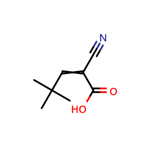 2-cyano-4,4-dimethyl-pent-2-enoic acid