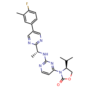 Chemical structure of (1R)-IDH889 , CAS 1429179-08-7, AChemBlock AD253092