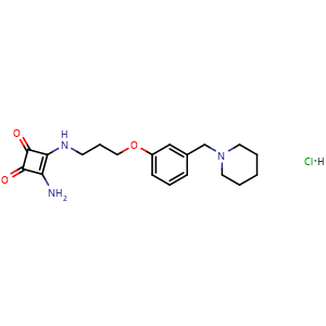 Chemical structure of BMY-25368 hydrochloride , CAS 86134-36-3, AChemBlock AD253095