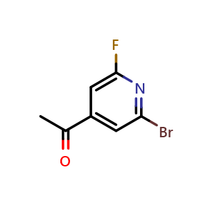1-(2-Bromo-6-fluoropyridin-4-yl)eth an-1-one