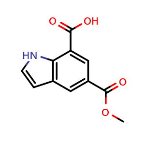 5-(methoxycarbonyl)-1H-indole-7-carboxylic acid