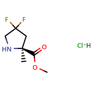 methyl (S)-4,4-difluoro-2-methylpyrrolidine-2-carboxylate hydrochloride