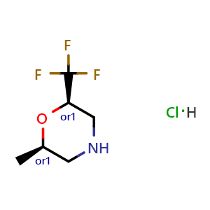 rel-(2R,6R)-2-Methyl-6-(trifluoromethyl)morpholine hydrochloride