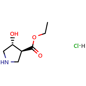 (3S,4R)-Ethyl-4-hydroxypyrrolidine-3-carboxylate hydrochloride