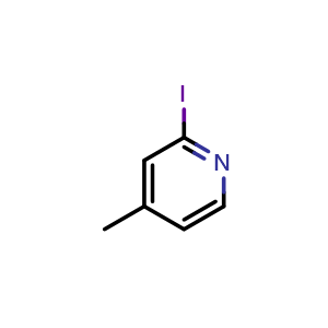 Chemical structure of 4-Methyl-2-Iodopyridine , CAS 22282-60-6, AChemBlock AD253308