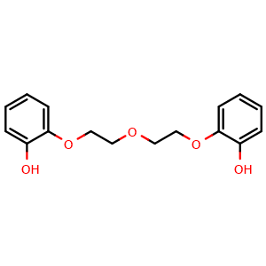 Chemical structure of 1,5-Bis[2′-hydroxyphenoxy]-3-oxapentan , CAS 23116-94-1, AChemBlock AD253352