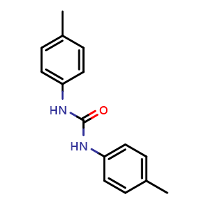 Chemical structure of 1,3-Bis(4-methylphenyl)urea , CAS 621-00-1, AChemBlock AD253353