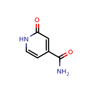 Chemical structure of 1,2-Dihydro-2-oxo-4-pyridinecarboxamide , CAS 175277-69-7, AChemBlock AD253423