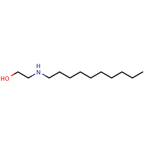 Chemical structure of N-DecylaMinoethanol , CAS 15196-28-8, AChemBlock AD253444