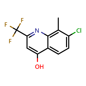 7-Chloro-8-methyl-2-(trifluoromethyl)quinolin-4-ol
