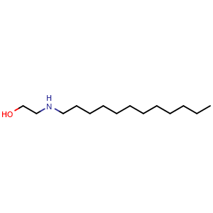 Chemical structure of 2-(N-dodecylamino)ethanol , CAS 16613-87-9, AChemBlock AD253464