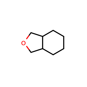 Chemical structure of Octahydroisobenzofuran , CAS 4743-54-8, AChemBlock AD253523