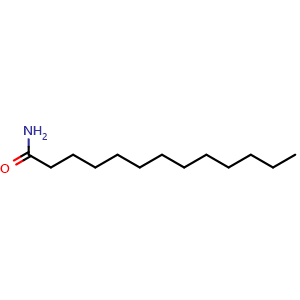 Chemical structure of Tridecanamide , CAS 34778-57-9, AChemBlock AD253568