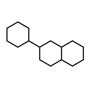 Chemical structure of 2-Cyclohexyldecahydronaphthalene , CAS 22236-67-5, AChemBlock AD253583