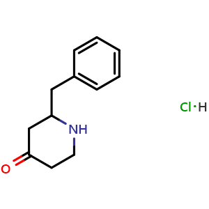 4-Piperidinone, 2-(phenylmethyl)-, hydrochloride