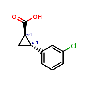 trans-2-(3-chlorophenyl)cyclopropanecarboxylic acid