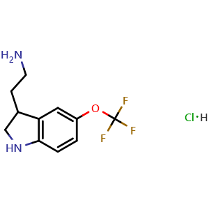 2-(5-Trifluoromethoxy-2,3-dihydro-1H-indol-3-yl)-ethylamine  hydrochloride