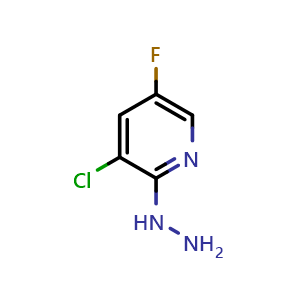 3-Chloro-5-fluoro-2-hydrazinylpyridine