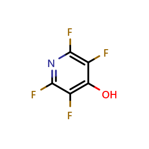 Chemical structure of 2,3,5,6-Tetrafluoropyridin-4-ol , CAS 2693-66-5, AChemBlock AD253825