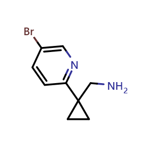 (1-(5-Bromopyridin-2-yl)cyclopropyl)methanamine