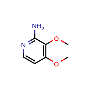 Chemical structure of 3,4-Dimethoxy-pyridin-2-ylamine , CAS 1211578-58-3, AChemBlock AD253871