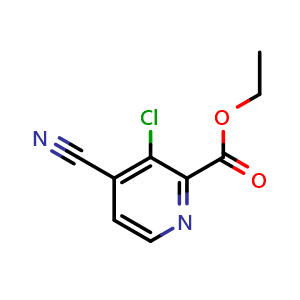 Ethyl 3-chloro-4-cyanopicolinate