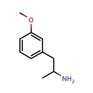 Chemical structure of 1-(3-Methoxyphenyl)propan-2-amine , CAS 17862-85-0, AChemBlock AD254039