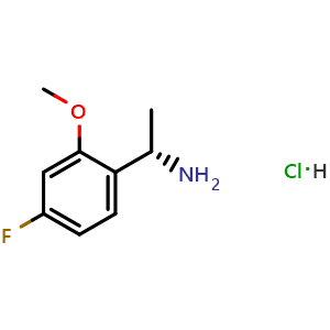 (1S)-1-(4-Fluoro-2-methoxyphenyl)ethan-1-amine hydrochloride