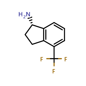 (S)-4-(Trifluoromethyl)-2,3-dihydro-1H-inden-1-amine