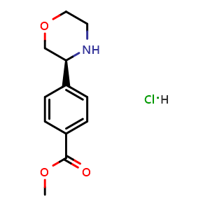 Methyl (S)-4-(morpholin-3-yl)benzoate hydrochloride