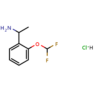 1-(2-(Difluoromethoxy)phenyl)ethan-1-amine hydrochloride