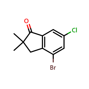 4-Bromo-6-chloro-2,2-dimethyl-2,3-dihydro-1H-inden-1-one