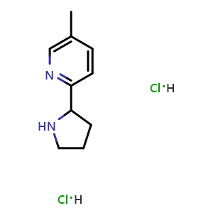 5-Methyl-2-(pyrrolidin-2-yl)pyridine dihydrochloride