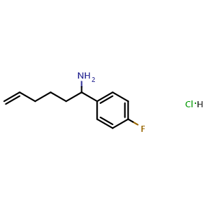 1-(4-Fluorophenyl)hex-5-en-1-amine hydrochloride