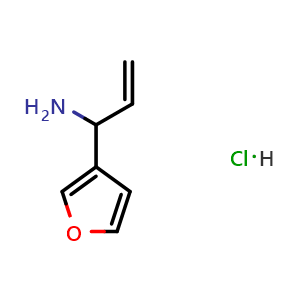 1-(Furan-3-yl)prop-2-en-1-amine hydrochloride