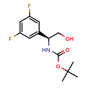 tert-Butyl (S)-(1-(3,5-difluorophenyl)-2-hydroxyethyl)carbamate