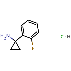 1-(2-Fluorophenyl)cyclopropan-1-amine hydrochloride