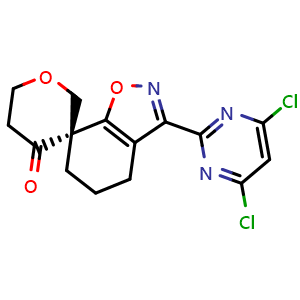 (R)-3-(4,6-dichloropyrimidin-2-yl)-5,5',6,6'-tetrahydro-2'H,4H,4'H-spiro[benzo[d]isoxazole-7,3'-pyran]-4'-one