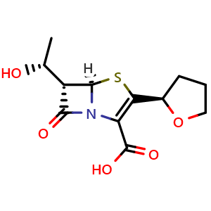 Chemical structure of Faropenem , CAS 106560-14-9, AChemBlock AD254568