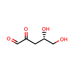 Chemical structure of (S)-4,5-dihydroxy-2-oxopentanal , CAS 6815-38-9, AChemBlock AD254599