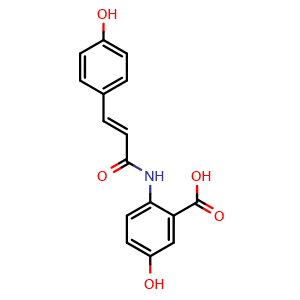 Chemical structure of Avenanthramide A , CAS 108605-70-5, AChemBlock AD254675