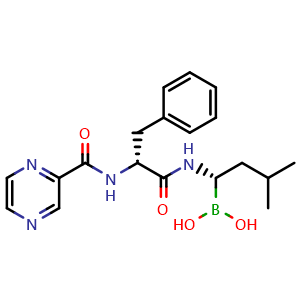 ((S)-3-methyl-1-((R)-3-phenyl-2-(pyrazine-2-carboxamido)propanamido) butyl)boronic acid