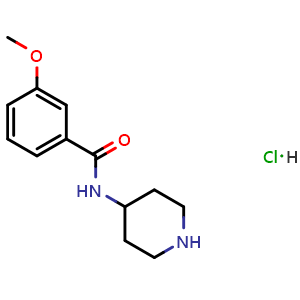 3-Methoxy-n-(piperidin-4-yl)benzamide hydrochloride