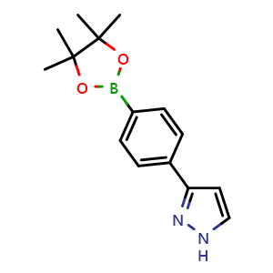 3-[4-(4,4,5,5-Tetramethyl-1,3,2-dioxaborolan-2-yl)phenyl]-1H-pyrazole