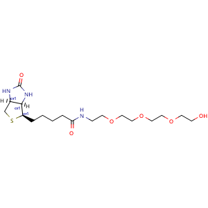 rel-(3aR,4R,6aS)-Hexahydro-N-[2-[2-[2-(2-hydroxyethoxy)ethoxy]ethoxy]ethyl]-2-oxo-1H-thieno[3,4-d]imidazole-4-pentanamide