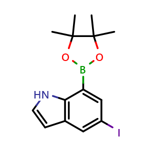 5-Iodo-7-(4,4,5,5-tetramethyl-1,3,2-dioxaborolan-2-yl)-1h-indole