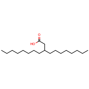 Chemical structure of 3-Octylundecanoic acid , CAS 1223421-33-7, AChemBlock AD254791