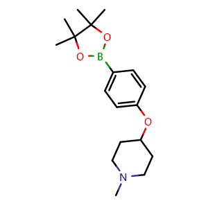 1-Methyl-4-(4-(4,4,5,5-tetramethyl-1,3,2-dioxaborolan-2-yl)phenoxy)piperidine