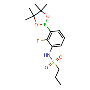 N-(2-Fluoro-3-(4,4,5,5-tetramethyl-1,3,2-dioxaborolan-2-yl)phenyl)propane-1-sulfonamide